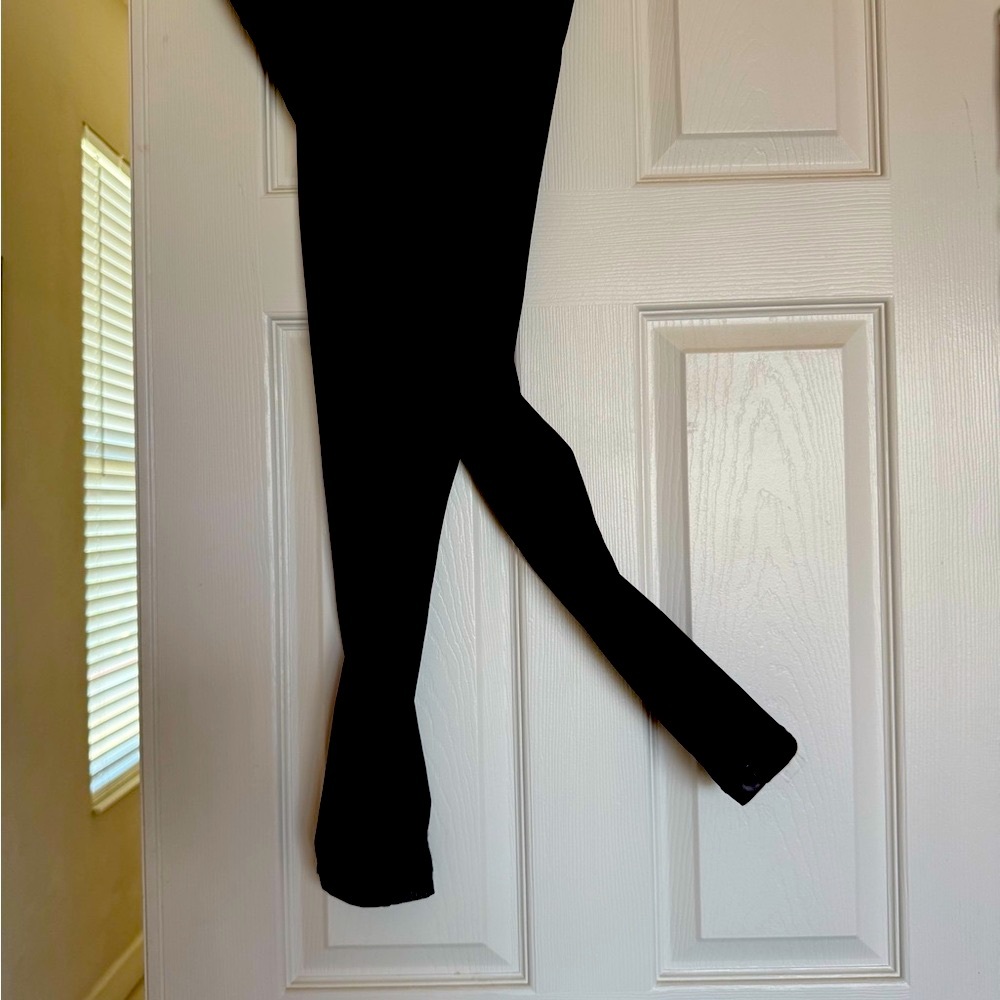 Lululemon Mesh Panel High Rise Black Tights